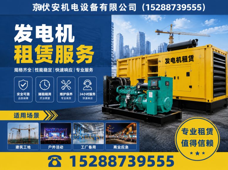 宜昌柴油发电机组出租展示图